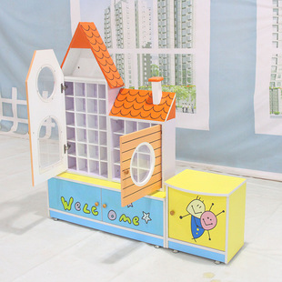 幼儿园茶桶收纳架儿童实木保温口水杯柜木质茶水杯厂家直销