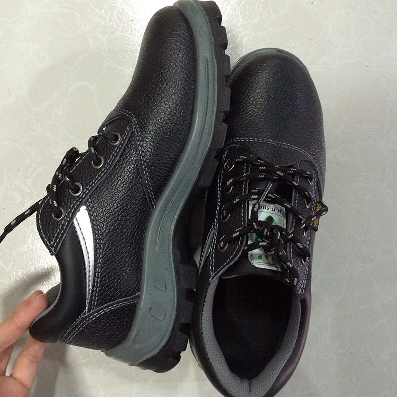 誉丰Y6221 防静电鞋防砸防滑耐高温安全鞋头层皮pu底防静电工作鞋