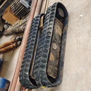 橡胶履带底盘 双向伸缩橡胶履带行走底盘 液压行走橡胶履带底盘