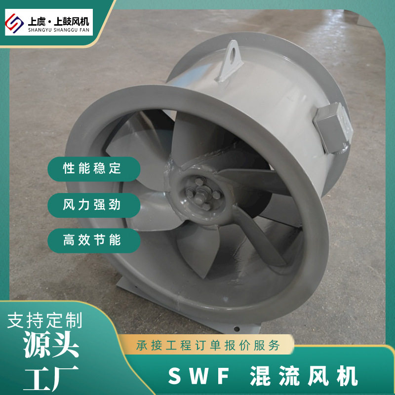 地下车库管道事故排风机SWF-I-4.5 5.5KW 8159m3/h840pa 2900r/m