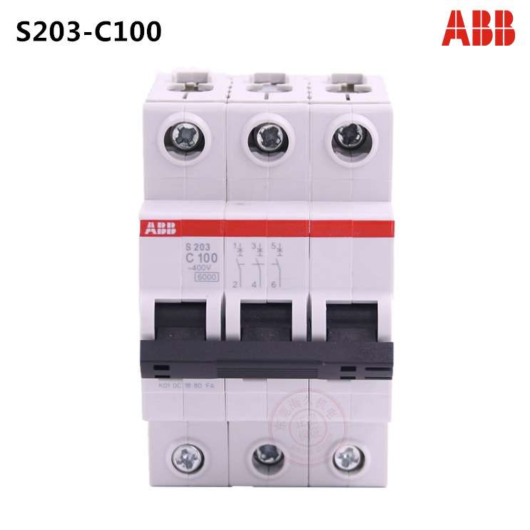 ABB微型断路器S200系列6KA空气开关3P C特性 10A S203-C10