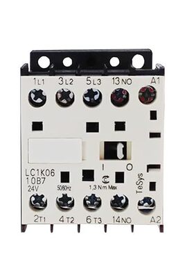 批发LP1K1601K型低压直流接触器16A 3P+NC 常用DC24V 220V