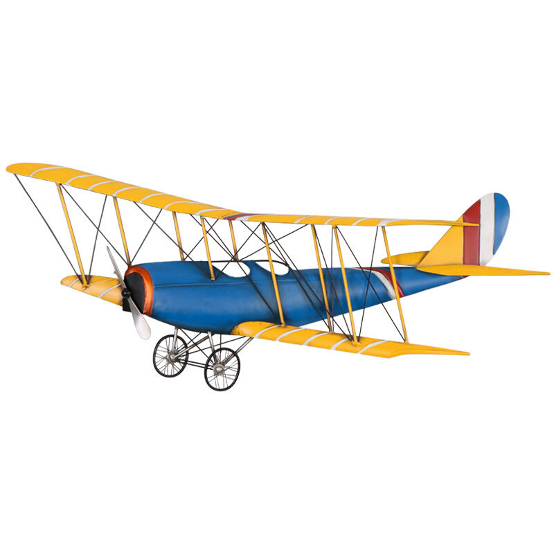 复古玄关铁艺墙饰儿童房墙面装饰挂件酒吧咖啡店飞机立体墙壁挂饰