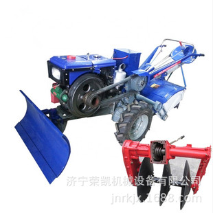 农耕12马力柴油手扶拖拉机工厂播种旋耕犁地手扶车小型收获起垄机