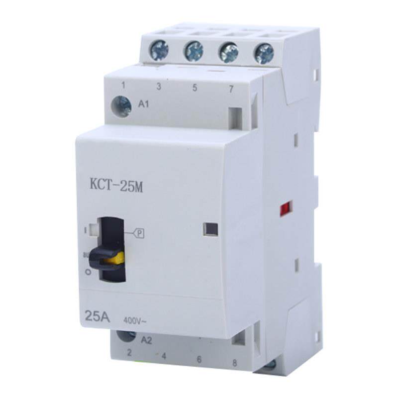 家用交流接触器带手动开关KCT-40A2P220V小型模数化手柄酒店用
