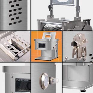 大功率商用切肉机家用电动切菜切丝多功能绞肉丝肉片不锈钢切片机