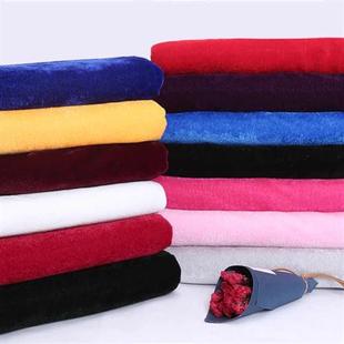 金丝绒布料面料布头加厚黑红色绒布展示布窗帘地摊布摆摊桌布 新款