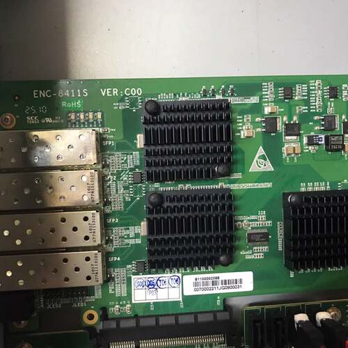 可维修研祥 ENC-8411S C00 四口千兆网卡 功能完议价