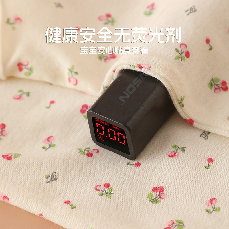 3件装纯棉女童背心日系樱桃无袖打底衫睡衣薄款吊带内穿宝宝上衣