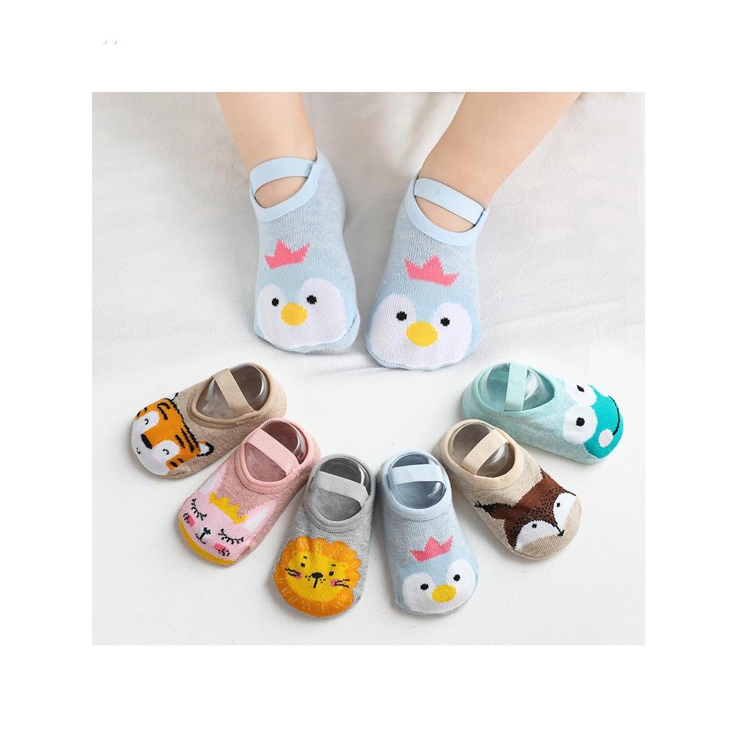 地板袜宝宝防滑儿童袜子婴幼儿秋冬季新生儿男童女童棉袜0-1-3岁