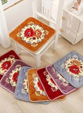 秋冬坐垫椅垫餐椅垫家用加厚凳子垫简约椅子垫屁股垫防滑坐垫学生