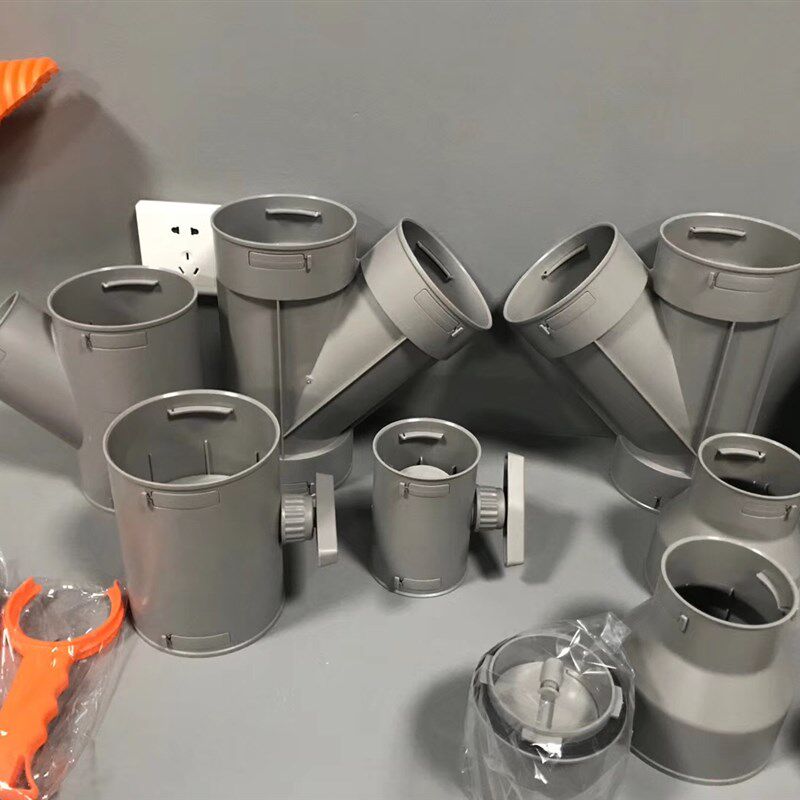 极速新风系统配件U型三通新风pe管三通160变110变75一分二变径三