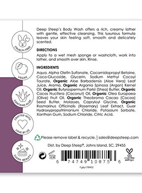 Deep Steep Argan Oil Body Wash  Fig Apricot  17 Ounce