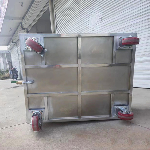 极速锈板不钢方形水箱加厚漏水解冻池浸泡池满焊方移动推车201定