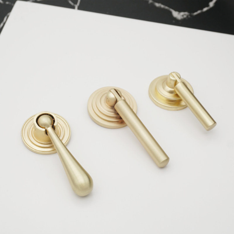 金色铜拉丝拉环仿古简约吊坠现代简约圆环衣柜整体橱柜抽屉可用单