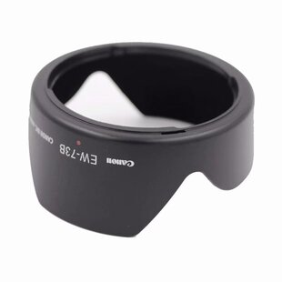 73B遮光罩适用 77D相机18 60D 760D 135mm镜头罩67mm 800D 植绒EW