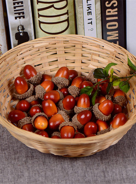 Cheap 20pcs 3cm Foam Pine Cones  Artificial Fake Foam Fruit