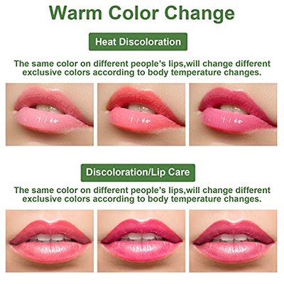 3PCS Aloe Vera Lipstick Long Lasting Nutritious Color Changi