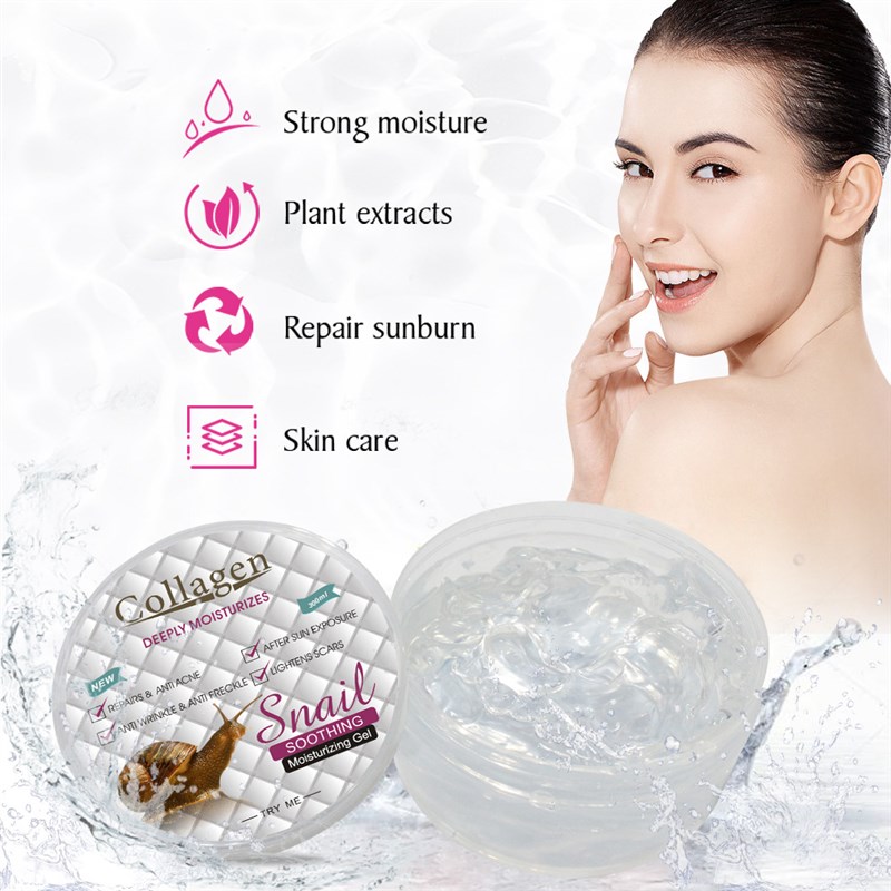 Snail essence moisturizing gel sleep mask repair water-locki