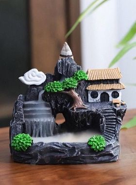 Waterfall Incense Holder Backflow Incense Burner Resin Burne