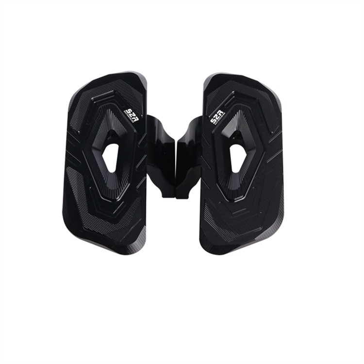 适用雅迪DE2DE3电动车改装前脚踏铝合金后踏板铝合金加宽脚踏配件