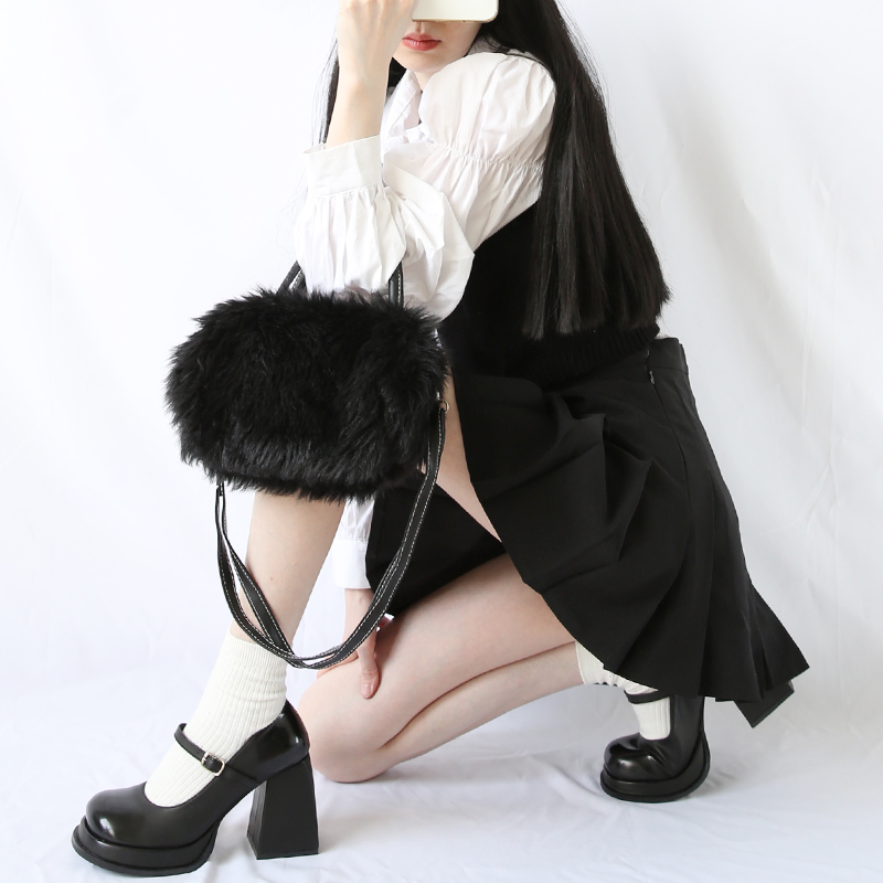 juicepark超高跟复古玛丽珍鞋女新中式鞋甜酷辣妹JK制服鞋