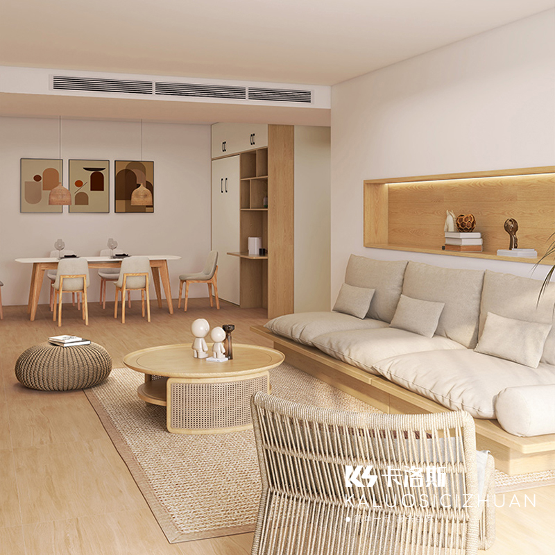 原木色柔光600x1200仿地板木纹瓷砖客餐厅卧室阳台厨房防滑地砖