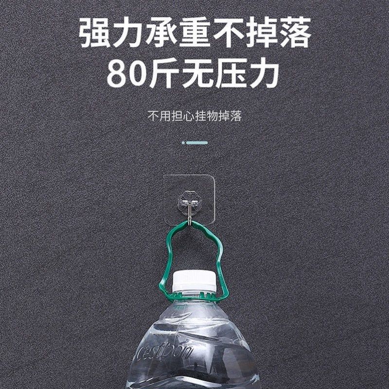 不锈钢挂钩贴强力黏胶墙面墙壁挂承重厨房挂勾无痕门后免打孔黏钩