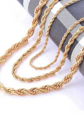 ASON Inoxidable Gold Chains 1mm 2mm mm Classic Style Snake