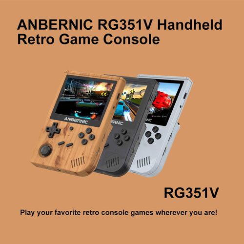 极速ANBERNIC New RG351V Retro Games Built-in 16G RK3326 Open
