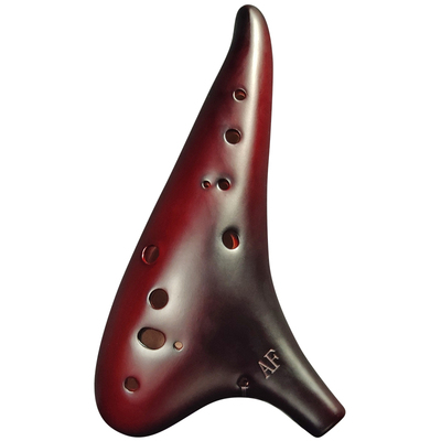 陶笛12孔af调初学千年风雅演奏款低音十二孔中音F专业6乐器陶土埙