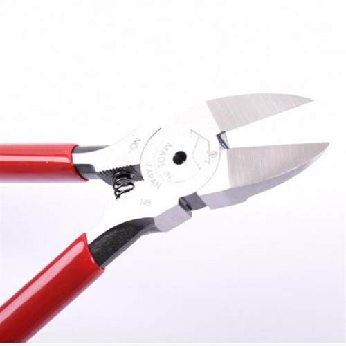 水口钳注塑产品胶口钳超薄锋利高硬度弹簧回位橡胶磨砂防滑柄