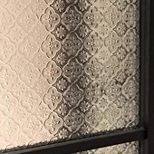 海棠花复古玻璃贴纸橱柜子装 饰卫生间浴室磨砂窗户贴膜防窥防走光