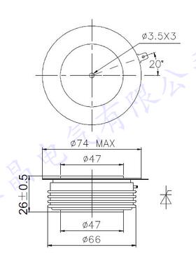 巨晶电气 质保1年KP1000A4200V可控硅KP1000A晶闸管 半导体元器件