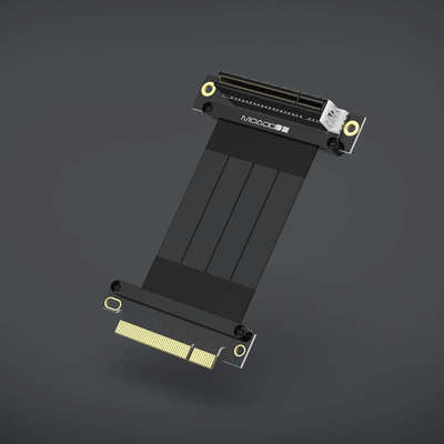 PCI-E 台式机8X延长线支持网卡阵列卡摩奥pcie3.0 8X转接线98PIN