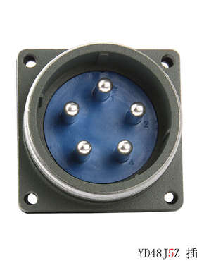 YD48 5芯 100A 航空插头 防水连接器 YD48K5TQ YD48K5TP YD48J5Z