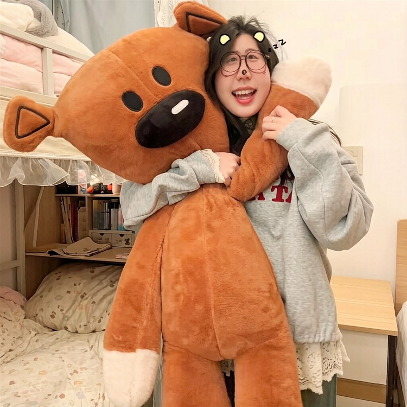 爆款憨豆先生泰迪熊玩偶可爱小熊毛绒玩具超大号抱枕女生睡觉专用