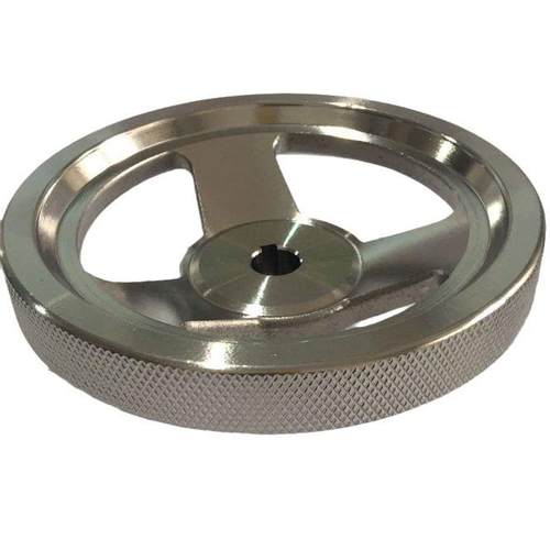 转动手柄手轮调节防滑手轮铸造活动摇把手轮非标精密手轮刻度