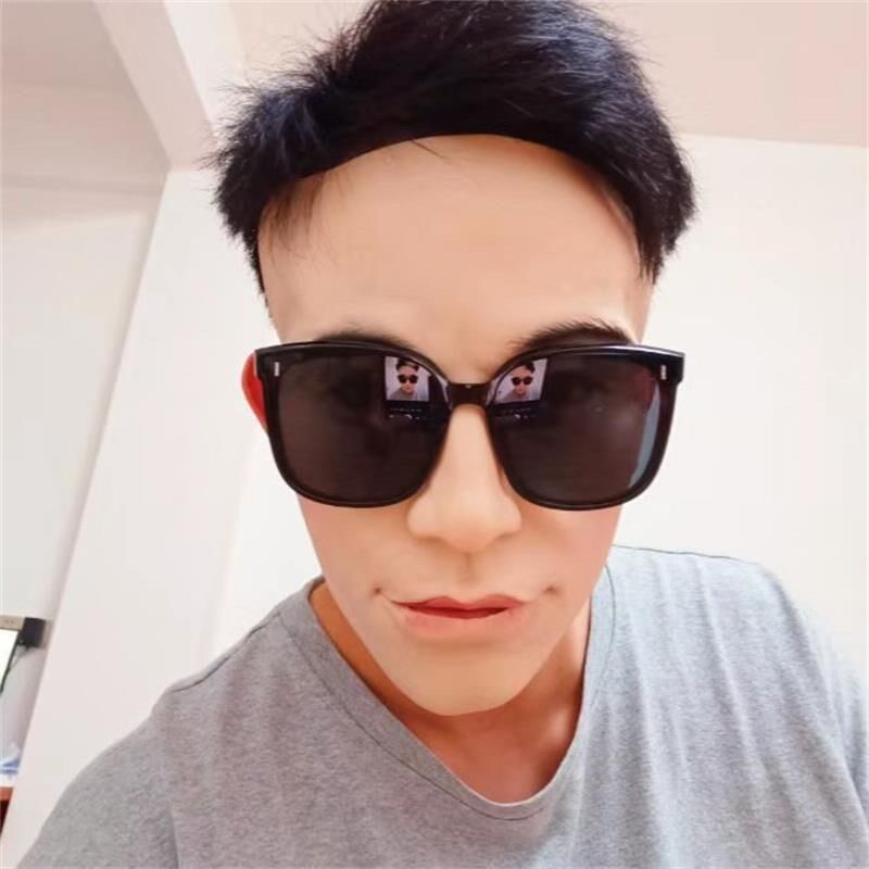 人皮面皮真人乳胶人脸面具全脸头套硅成人男女3d立体万圣节搞笑
