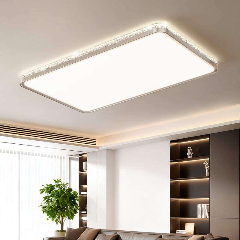 全屋套餐超薄无缝隙水晶吸顶灯轻奢高级感客厅灯主灯现代简约大气,3C数码配件,USB灯,淘宝优惠券,粉丝福利购,淘宝优惠卷