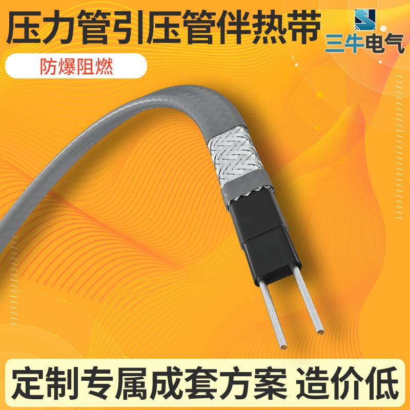 仪表防冻引压管伴热带压力管温度补偿高温蒸汽吹扫并联恒功率电热