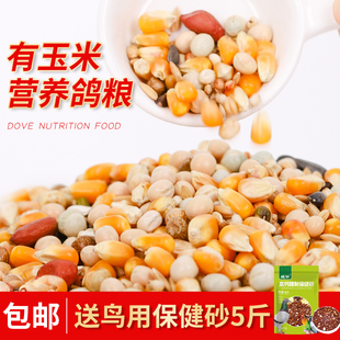速发鸽毕营养鸽粮鸽子饲料用品信威赛鸽种鸽带玉食小颗粒豌豆粮米