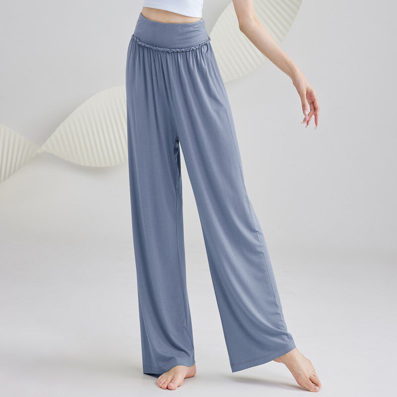 速发莫代尔垂感舞蹈裤宽松直筒夏练功服古典舞阔腿裤现代舞裤子