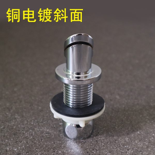 小便器水管连接件出水口鸭嘴塑料冲水小便感应器配件小便斗铜喷头