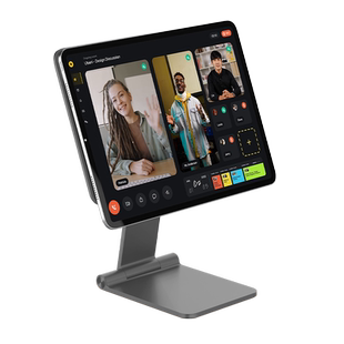 竞闪ipad平板磁吸触点无线充电支架吃鸡专用游戏绘画写字悬浮旋转支撑架适用苹果ipadpro11/13寸 air4/5/6