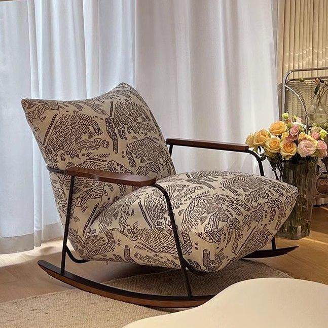 中古风摇摇椅躺椅成人休闲阳台懒人椅客厅设计师单人沙发复古摇椅,家装灯饰光源,其它灯具灯饰,淘宝优惠券,粉丝福利购,淘宝优惠卷