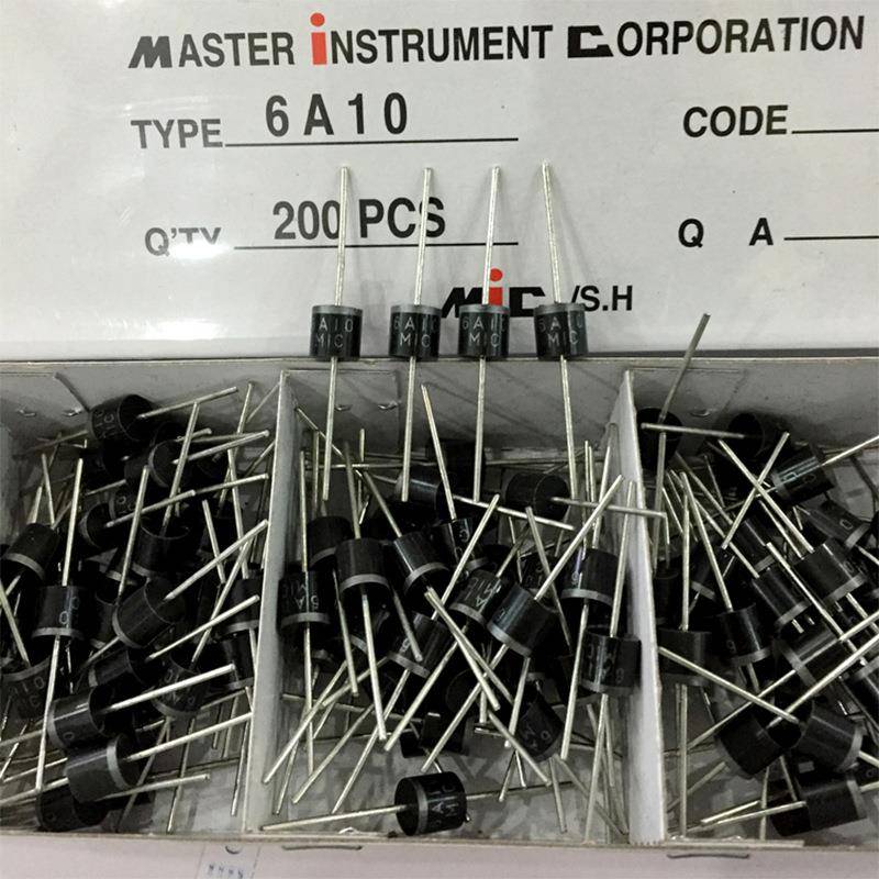 MIC直插整流二极管6A10R-6封装大芯片质量保证低价直销