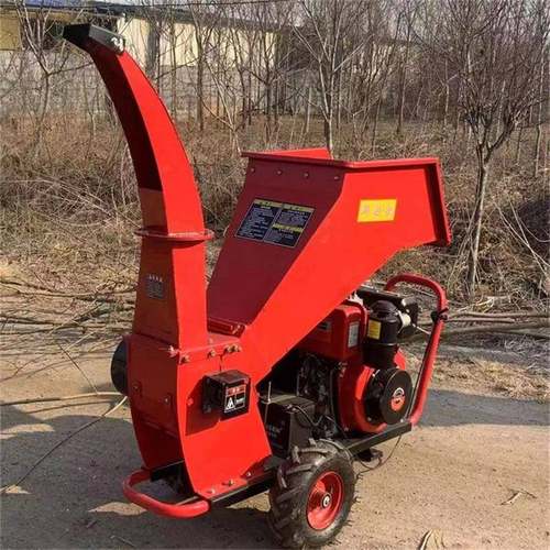 园林树枝粉碎机汽油柴油动力树木枝条粉碎机干湿两用果园碎枝机