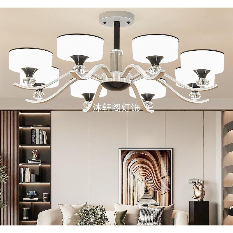 客厅灯吊灯2025年新款现代简约轻奢餐厅卧室主灯北欧创意智能灯具