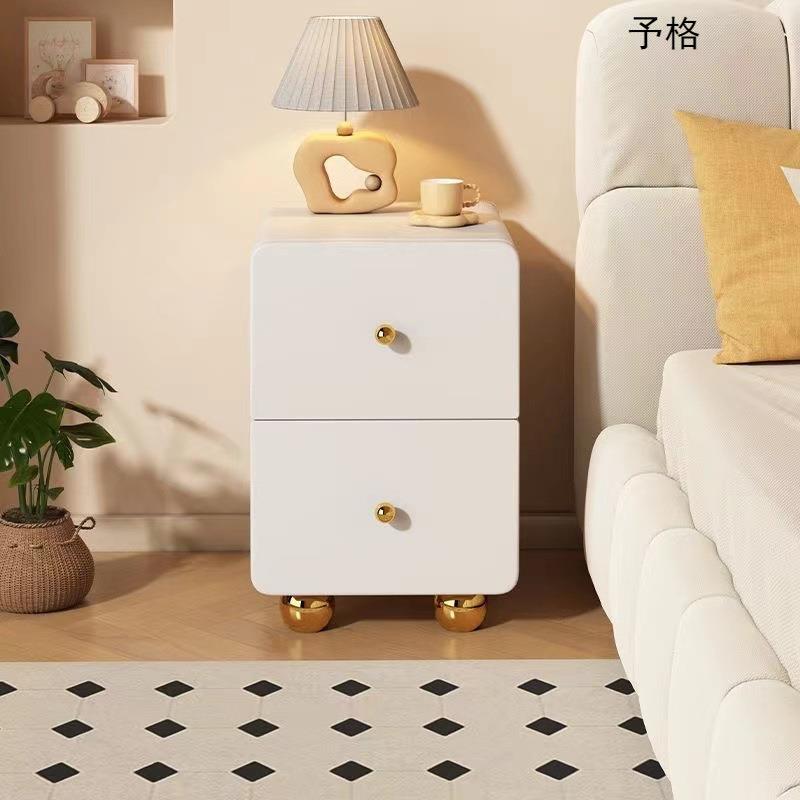 极窄床头柜子小型简约现代床边夹缝收纳柜家用卧室2024新款置物架